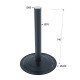 SINGLE LEG D.480 / H.740 / BLACK